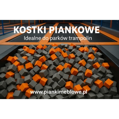 KLOCKI PIANKOWE DO BASENÓW POD TRAMPOLINY, PLACÓW ZABAW  1 M3